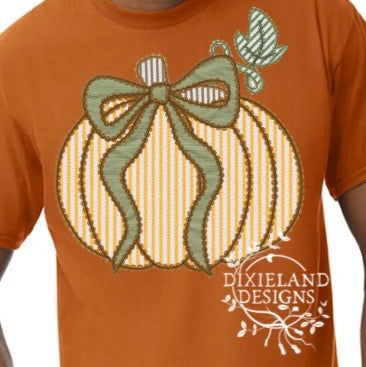 Yellow Seersucker Pumpkin