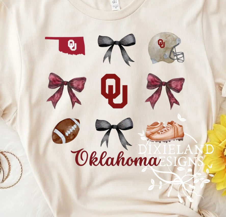 Oklahoma Bow Collage