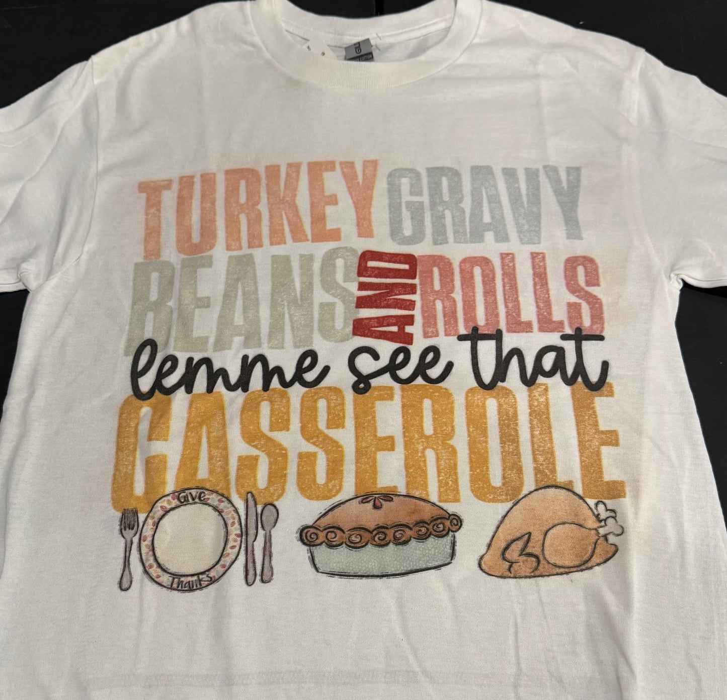 Turkey, Gravy, Beans and Rolls T-shirt