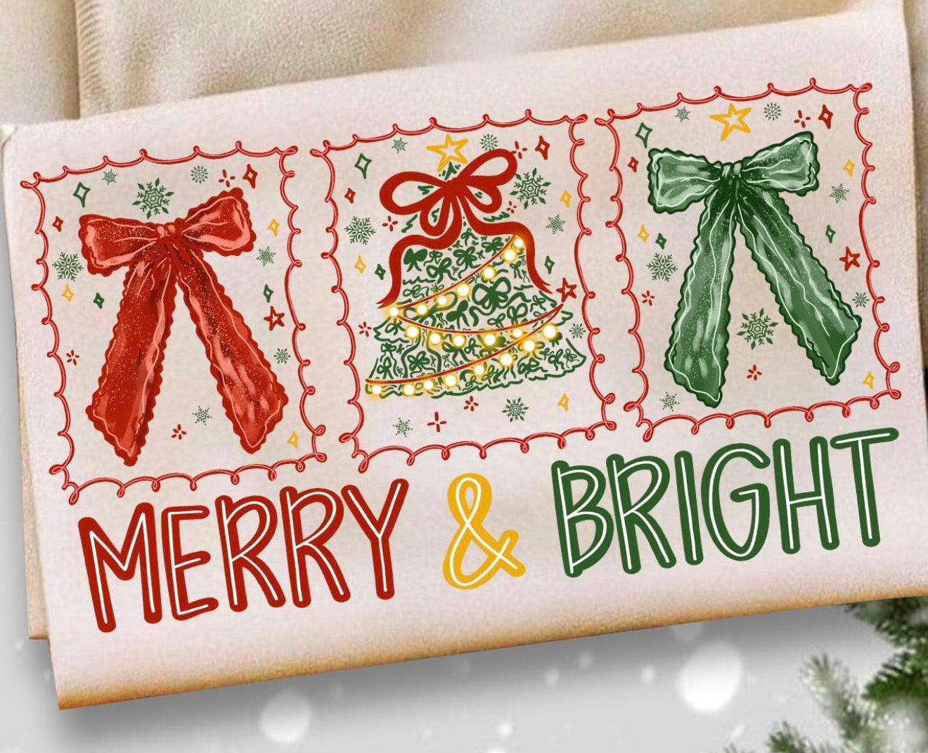 Merry and Bright Bow
