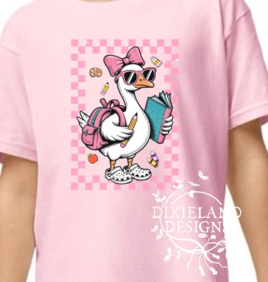 Back to School Girl Goose