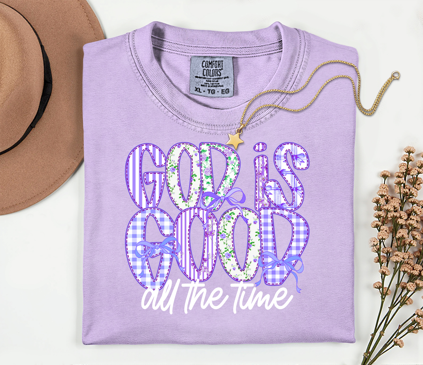 Purple God is Good T-shirt