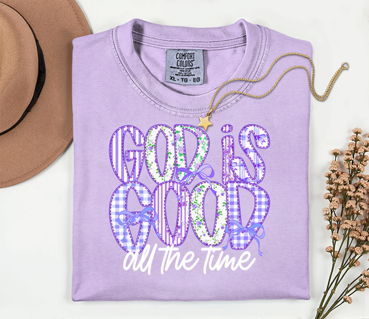 Purple God is Good T-shirt