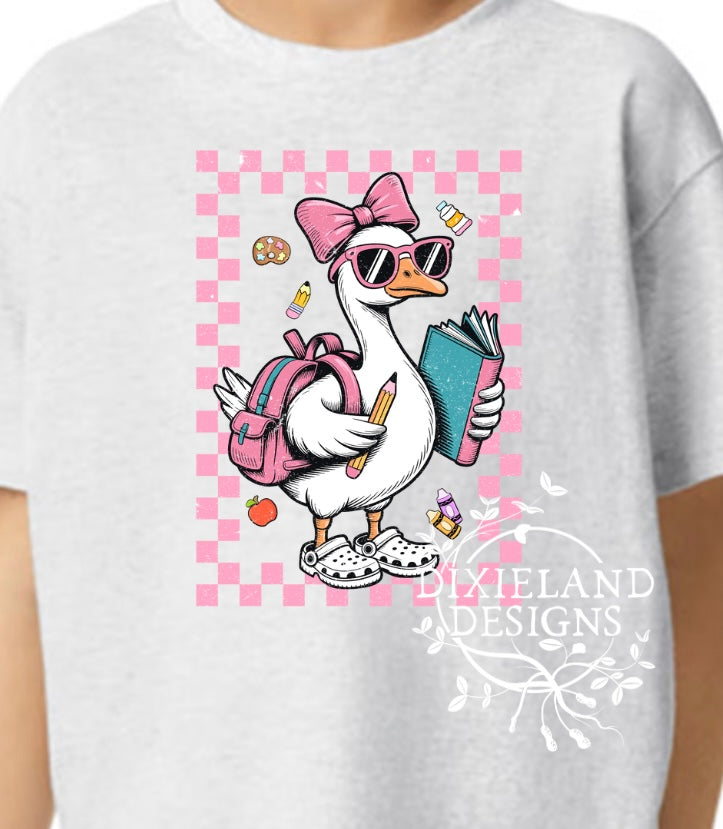 Back to School Girl Goose