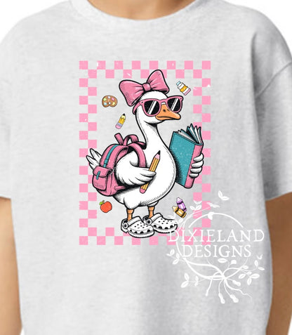 Back to School Girl Goose
