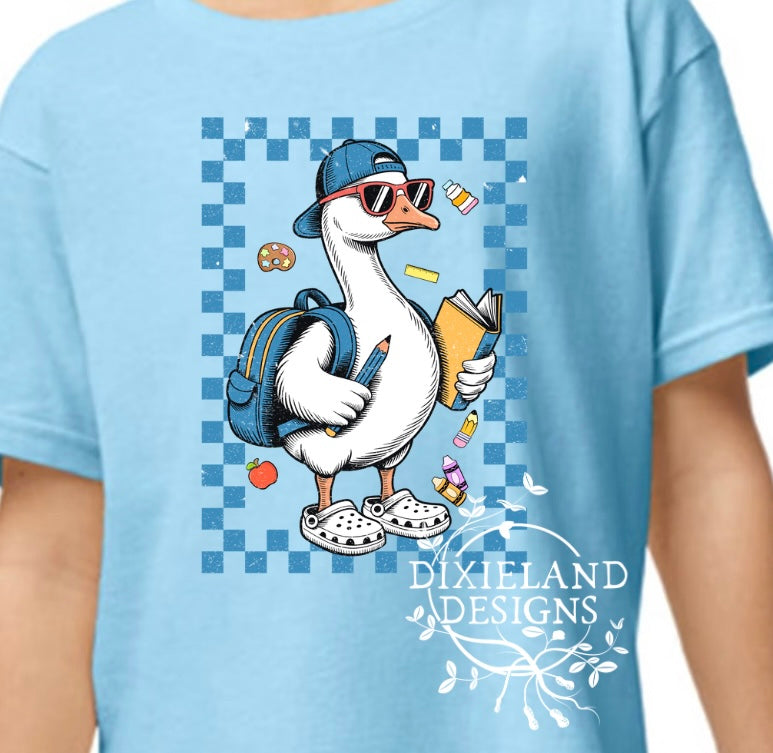 Back to School Boy Goose