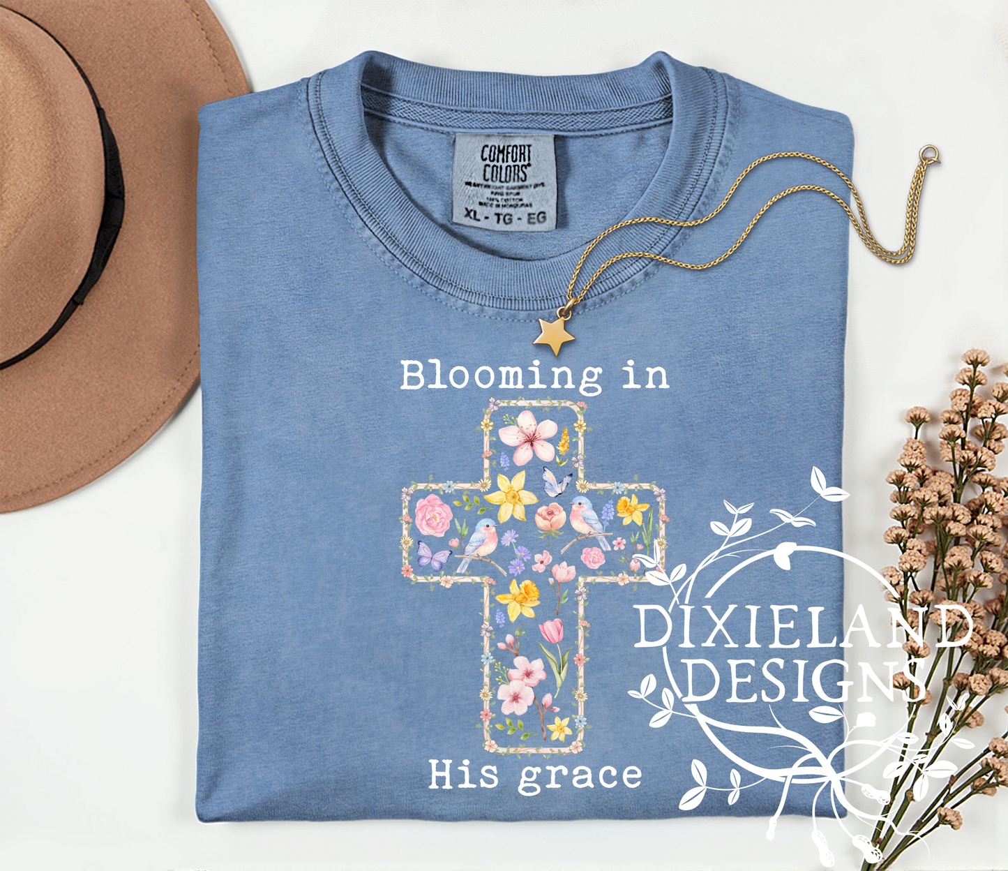 Blooming in His Grace T-shirt