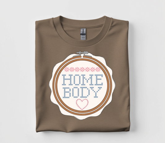 Cross Stitch Homebody T-shirt