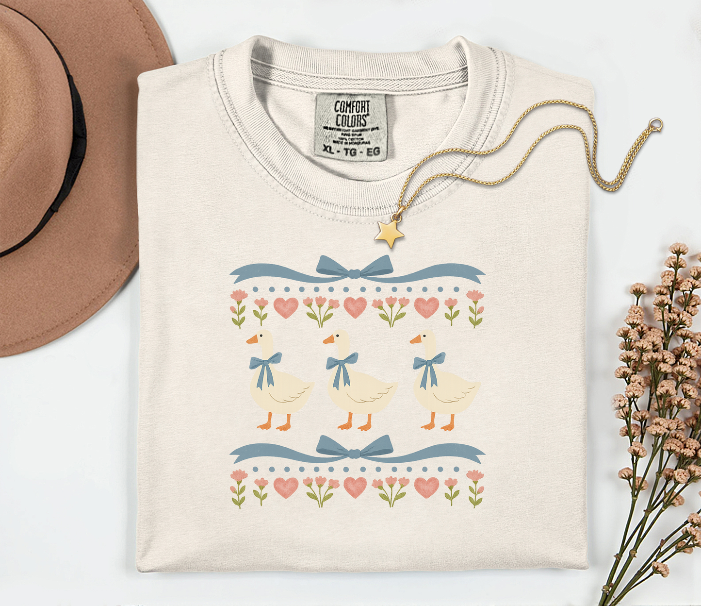 Vintage Blue Ribbon Goose T-shirt