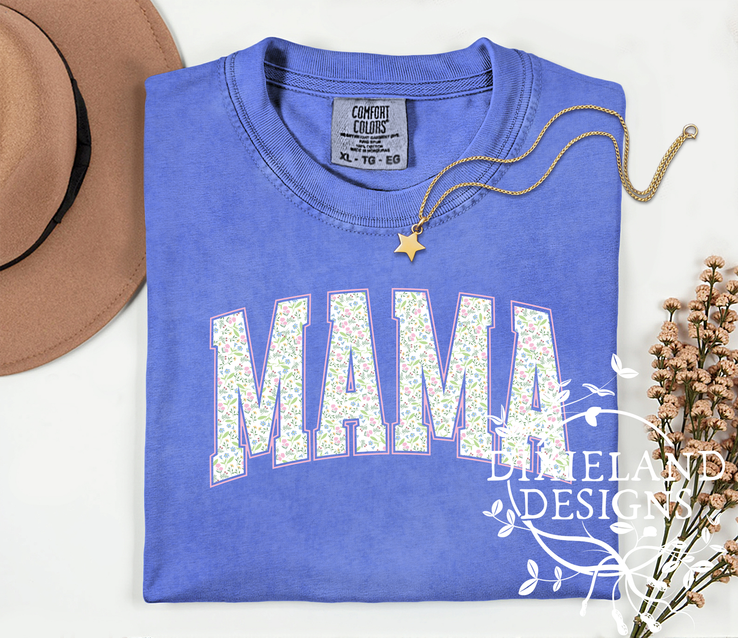 Ditsy Floral Mama T-shirt