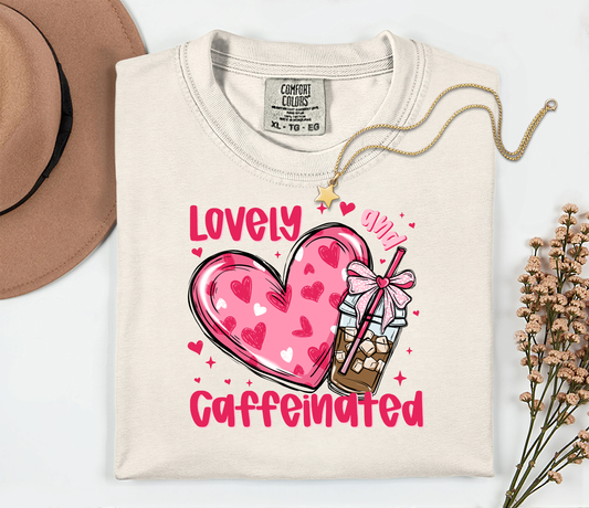 Lovely and Caffeinated T-shirt