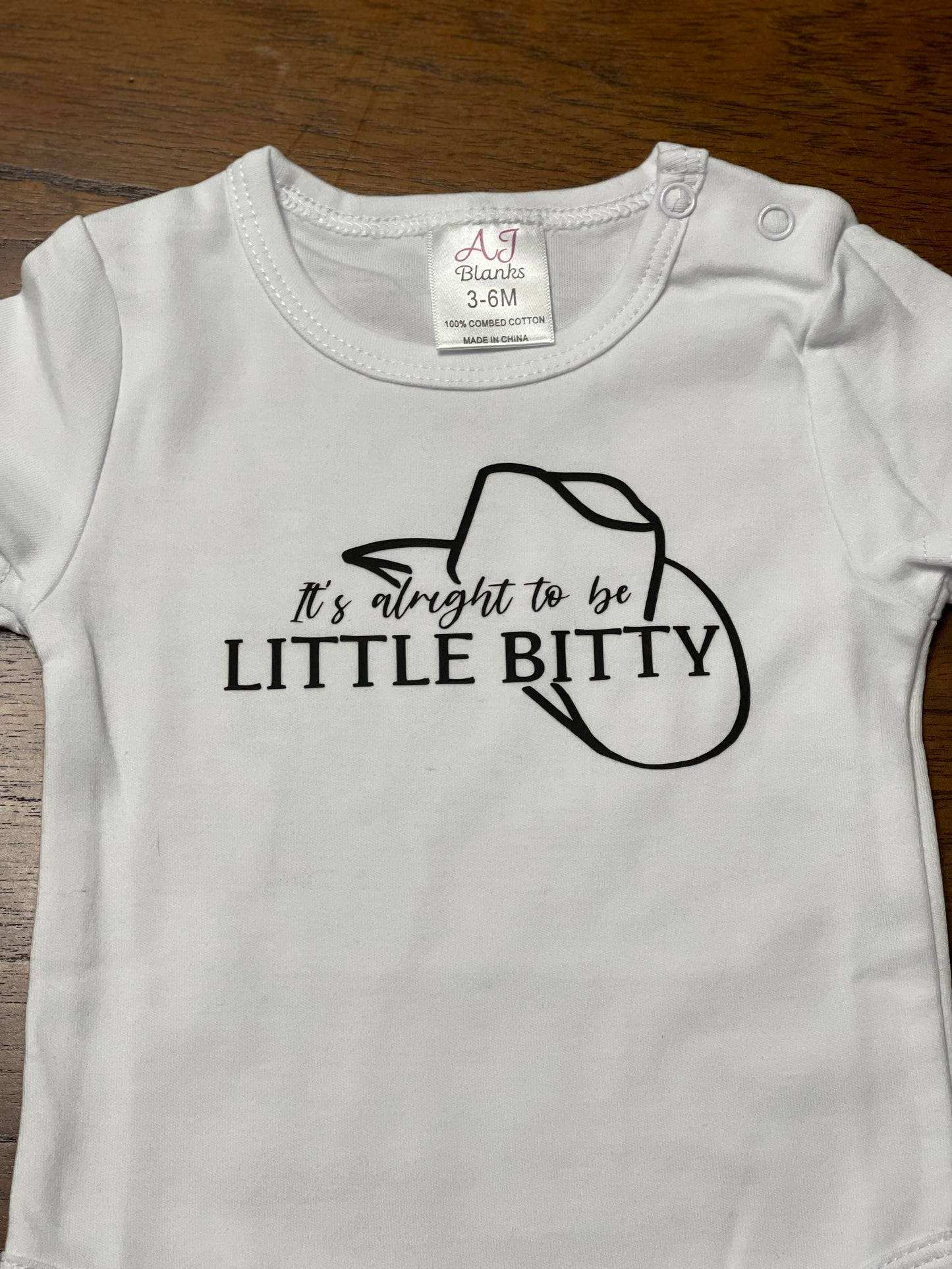 It's alright to be little bitty onesie