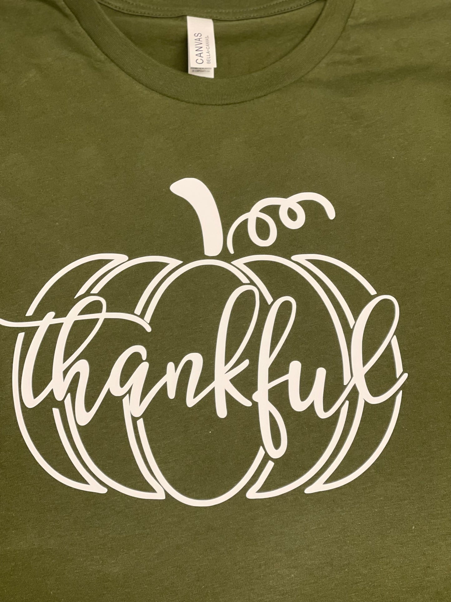 Thankful pumpkin tshirt