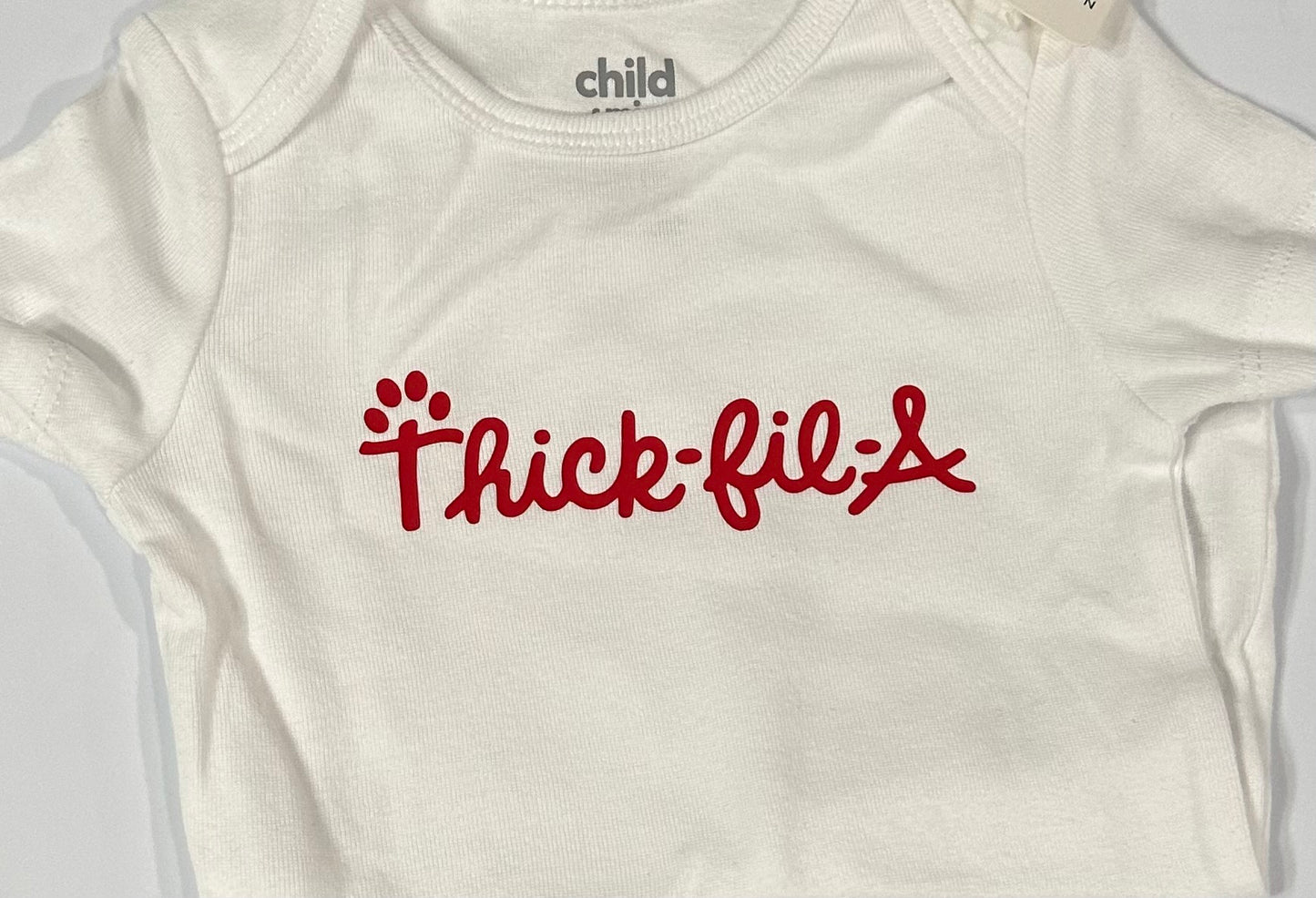 Thick-fil-A onesie