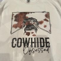 Cowhide obsessed T-shirt