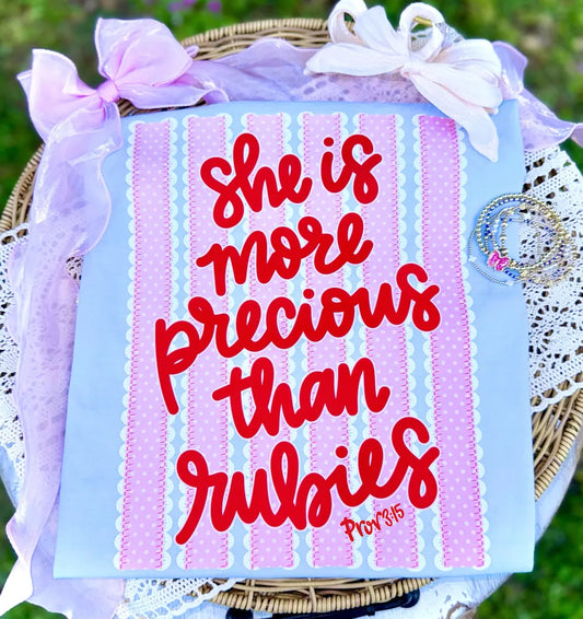 More Precious than Rubies T-shirt