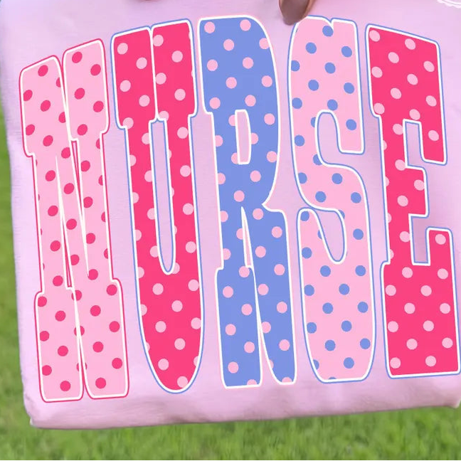 Polka-Dot Nurse T-shirt